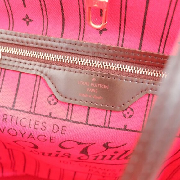 Authentic Preowned Louis Vuitton Damier Ebene Neverfull MM - Picture 9 of 16